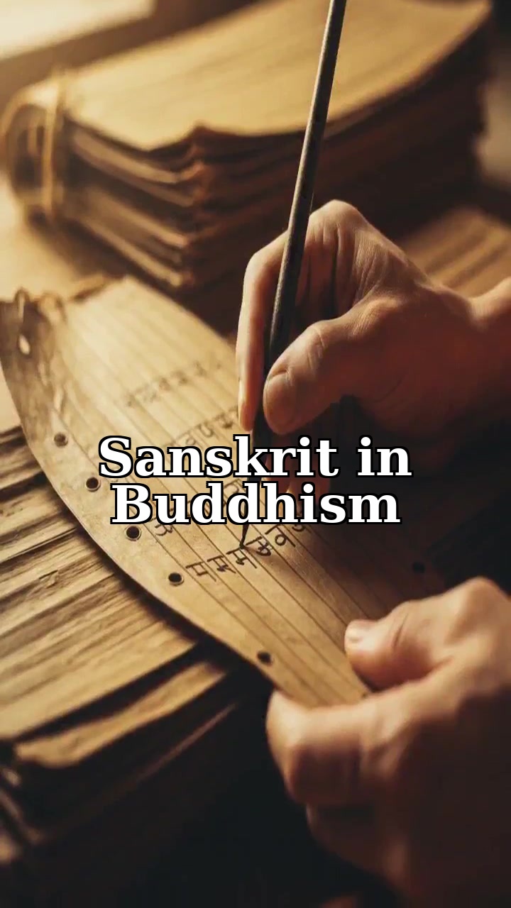 The Sacred Language: Exploring Sanskrit in Buddhist Texts